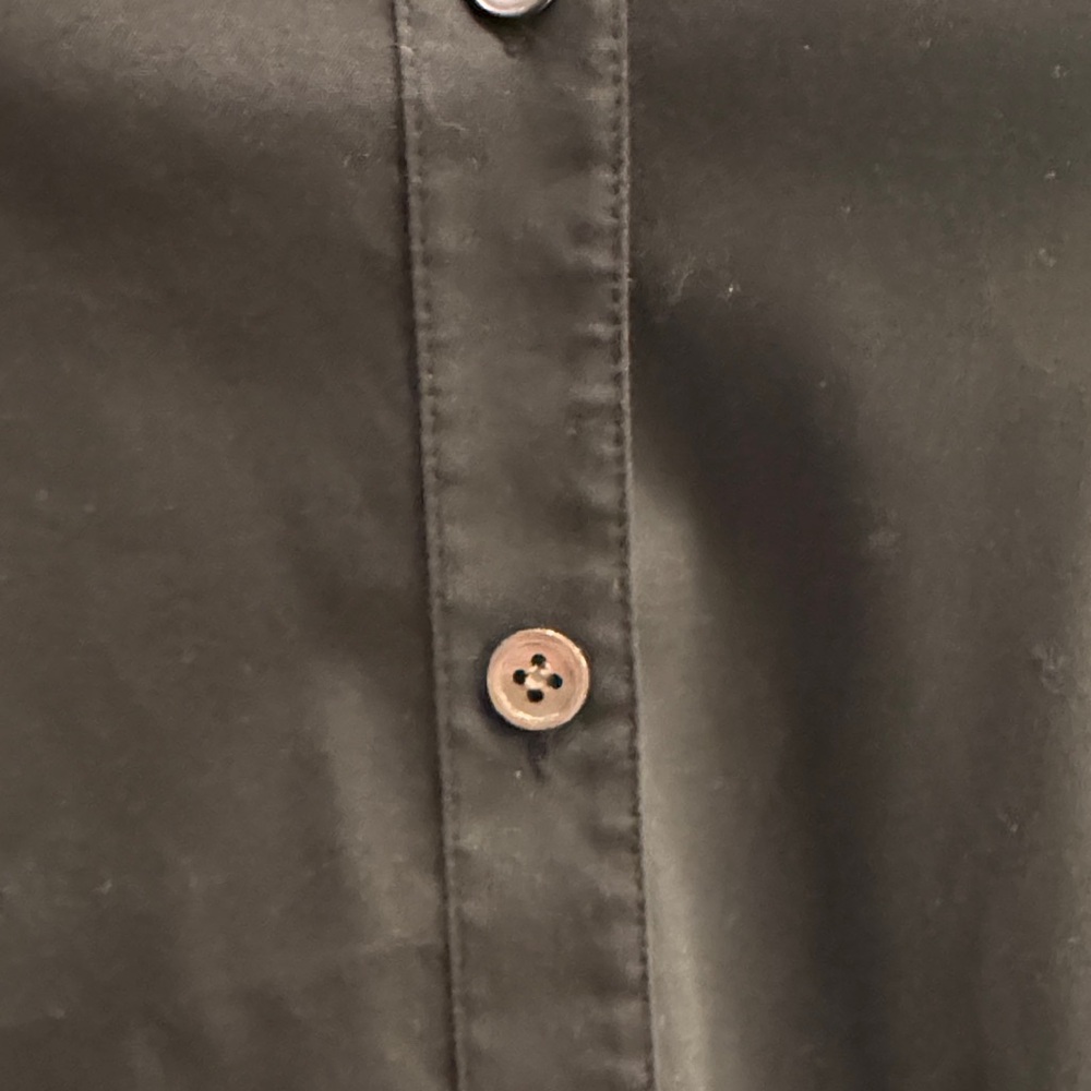 Theory Black Button Down Shirt - Picture 4 of 4
